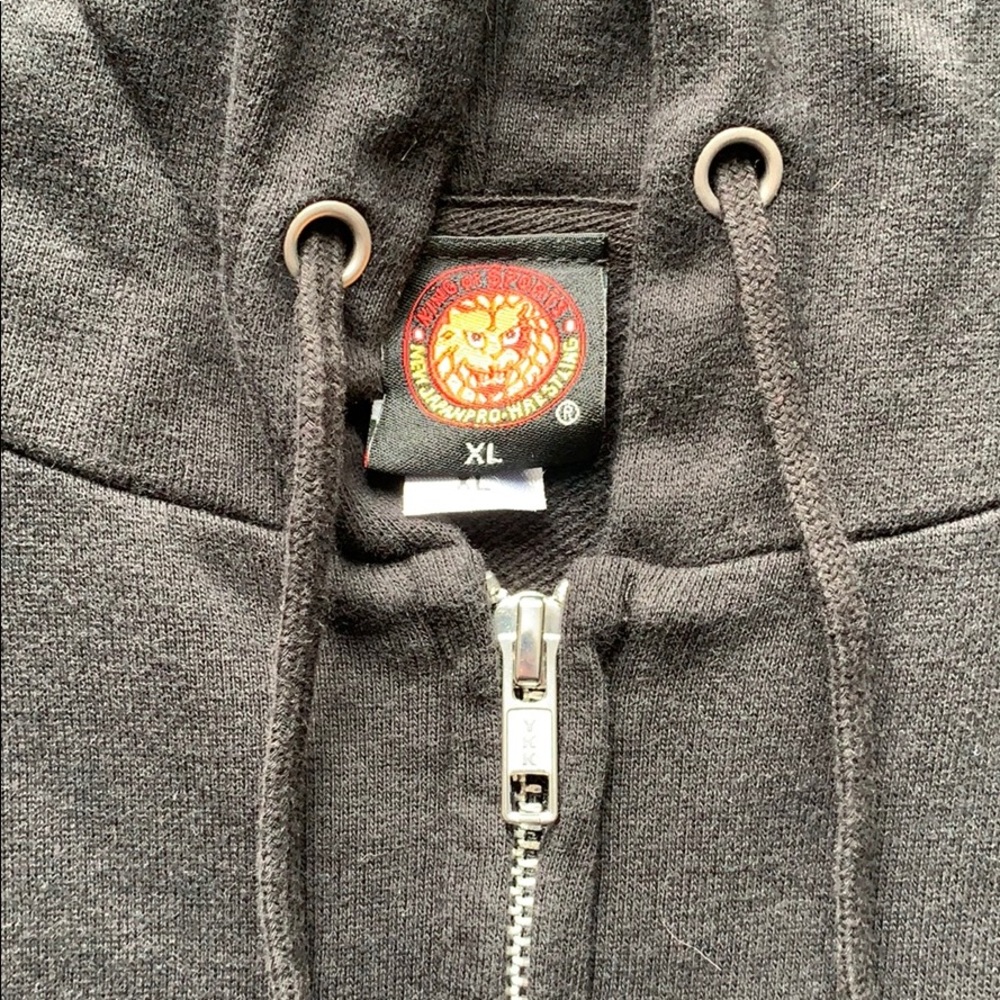 NJPW Bullet Club zip up hoodie XL - Picture 3 of 7